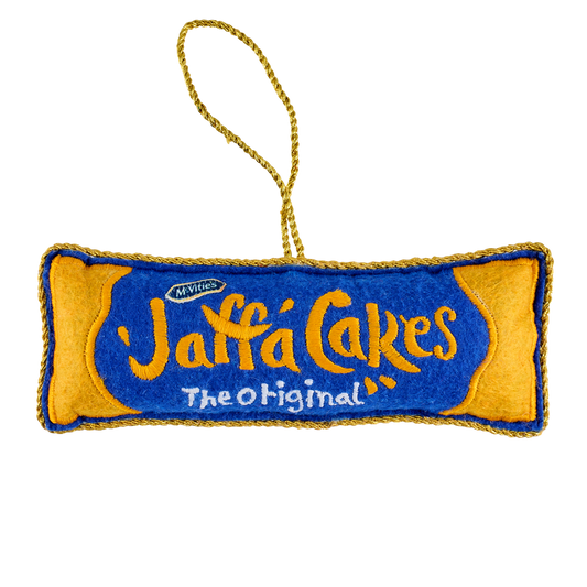 Jaffa Cakes Embroidered Decoration
