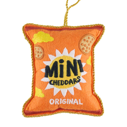 Mini Cheddar Packet Embroidered Decoration
