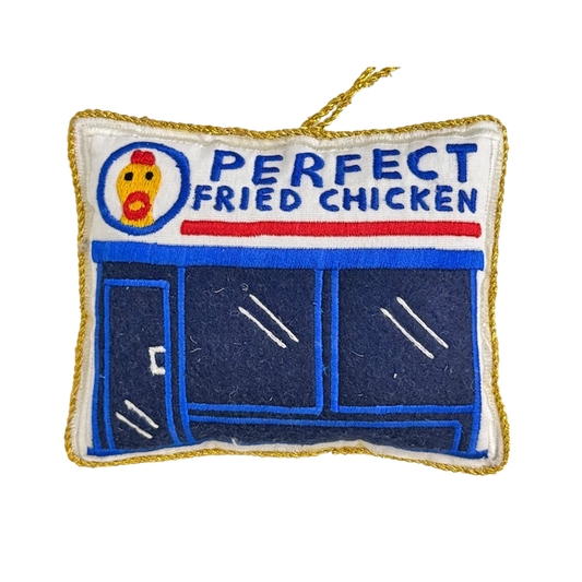 Takeaway Shop Embroidered Decoration, Chicken