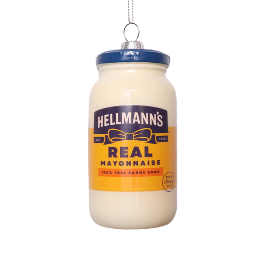 Hellmann's Mayonnaise Jar Glass Decoration