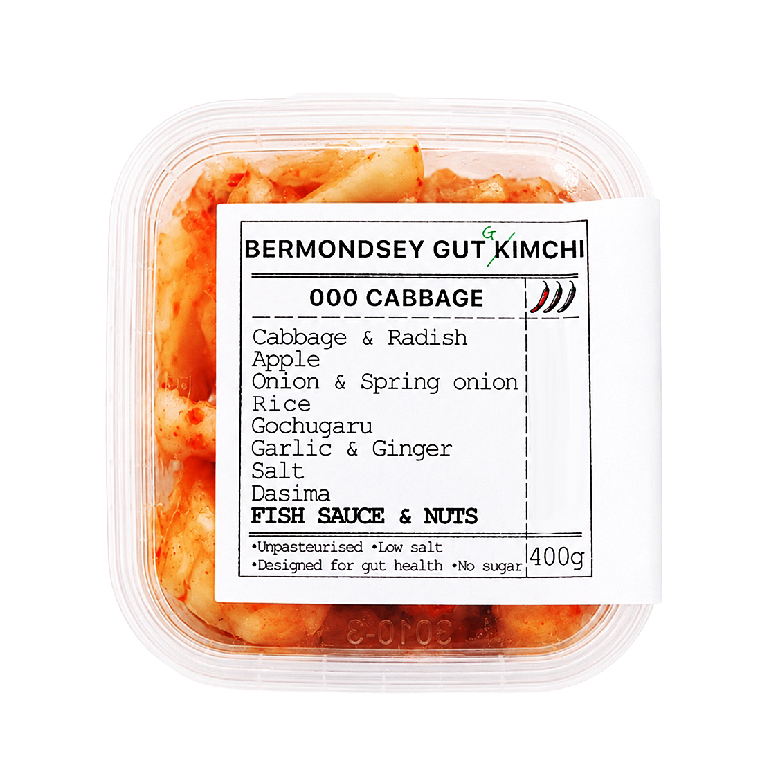 Bermondsey Gut Kimchi 000 Cabbage Universal Kimchi