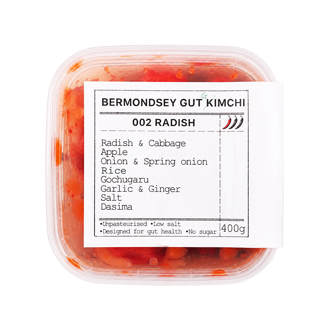 Bermondsey Gut Kimchi 002 Radish Kkakduki Vegan