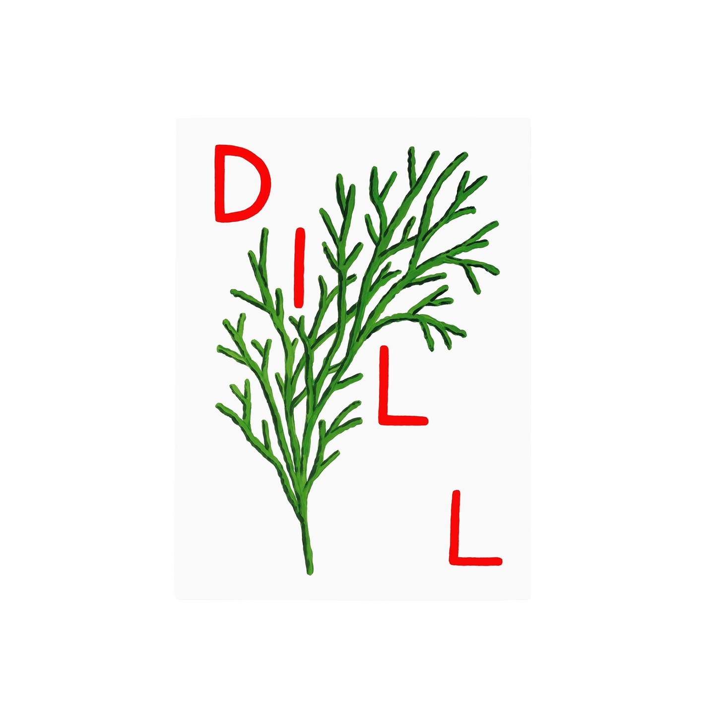Dill Herb Print