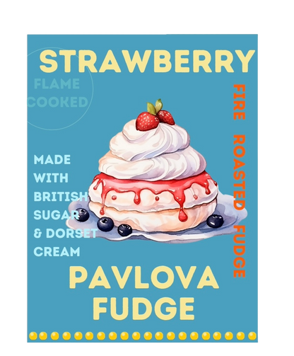 Strawberry Pavlova Fudge