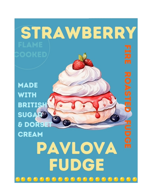 Strawberry Pavlova Fudge