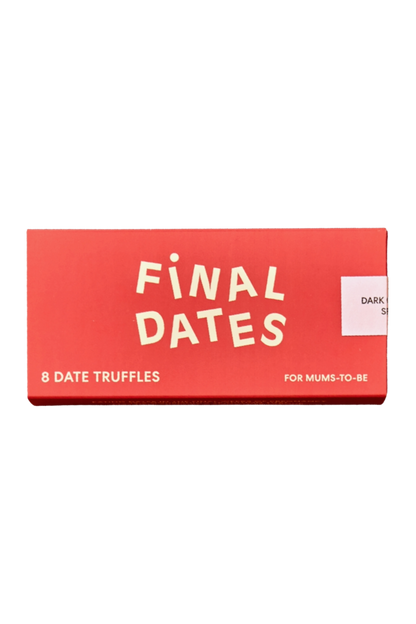 DARK CHOCOLATE SEA SALT DATE TRUFFLES