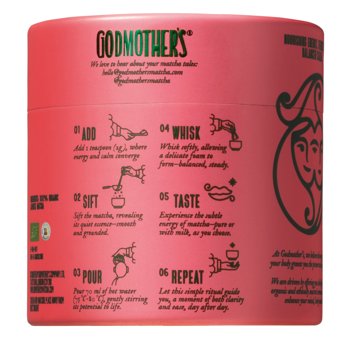 GODMOTHER'S Ceremonial Organic Matcha 30gr