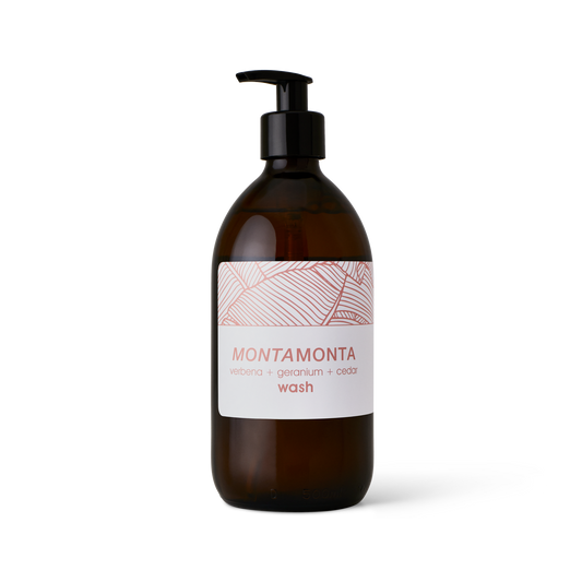 verbena + geranium + cedar wash