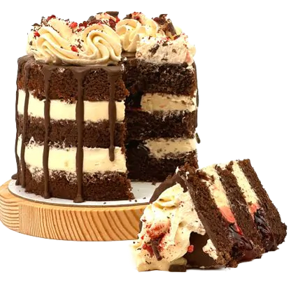 Black Forest Bento Cake - 5 inch