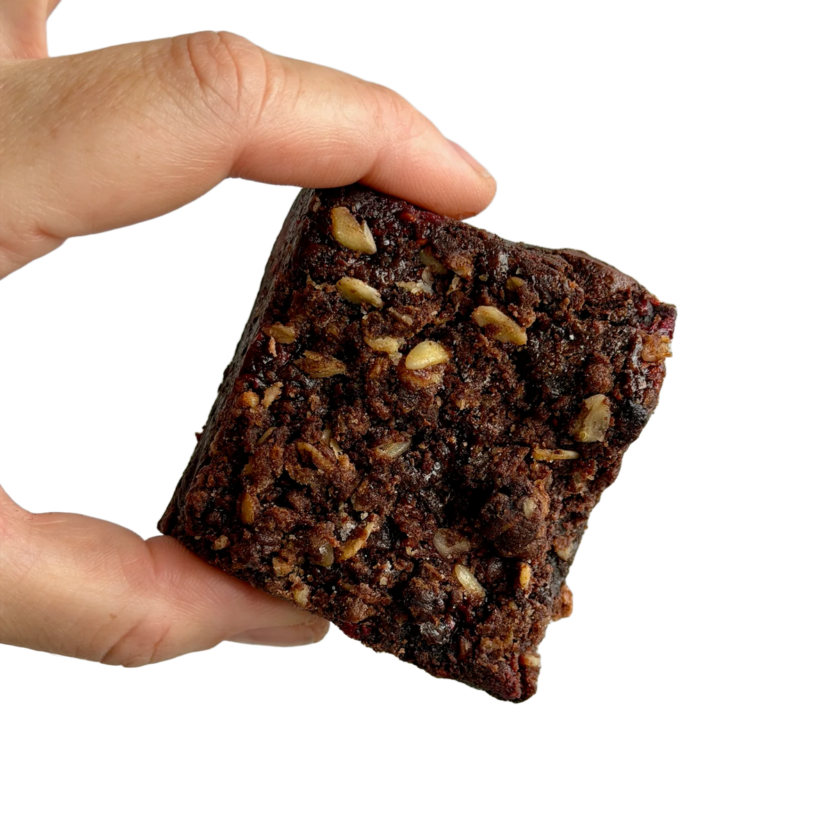 Vegan Raspberry Oat Crumble Brownies