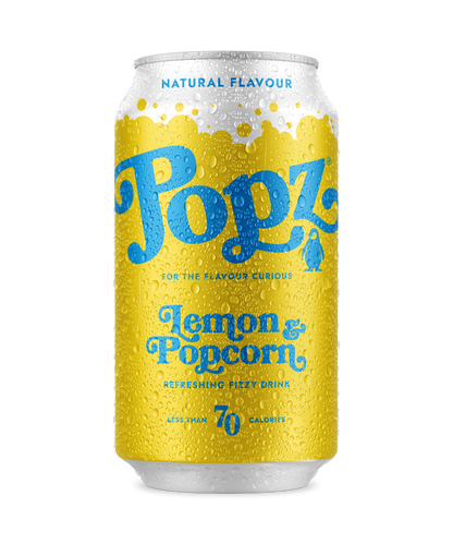 Lemon Popcorn Fizzy Drink (12 cans)