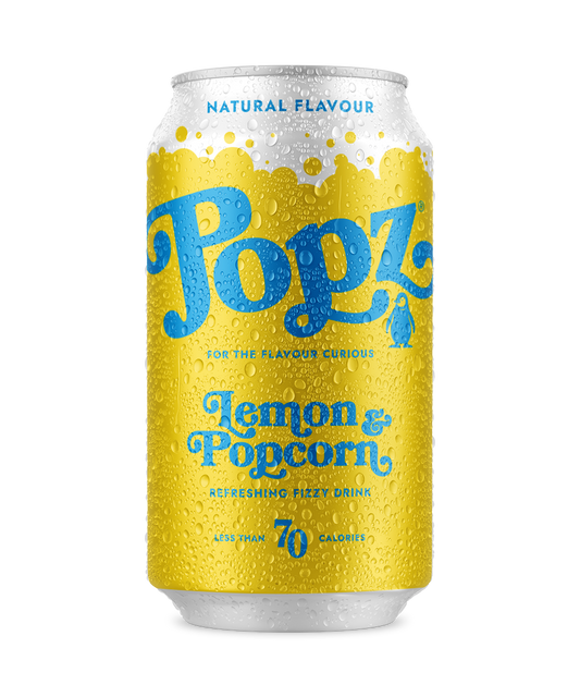 Lemon Popcorn Fizzy Drink (12 cans)