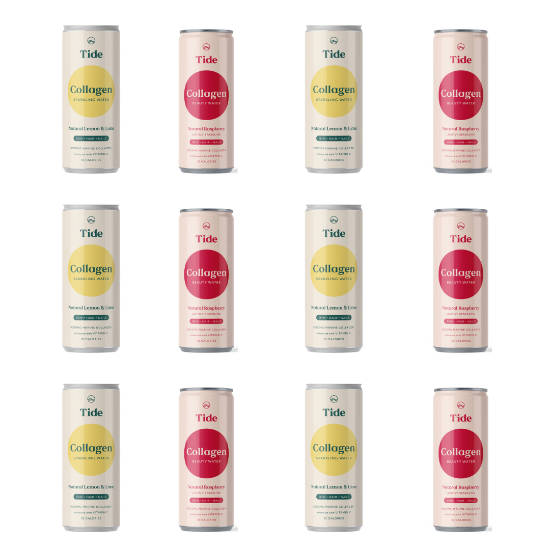 Variety Pack Tide Sparkling Collagen Water