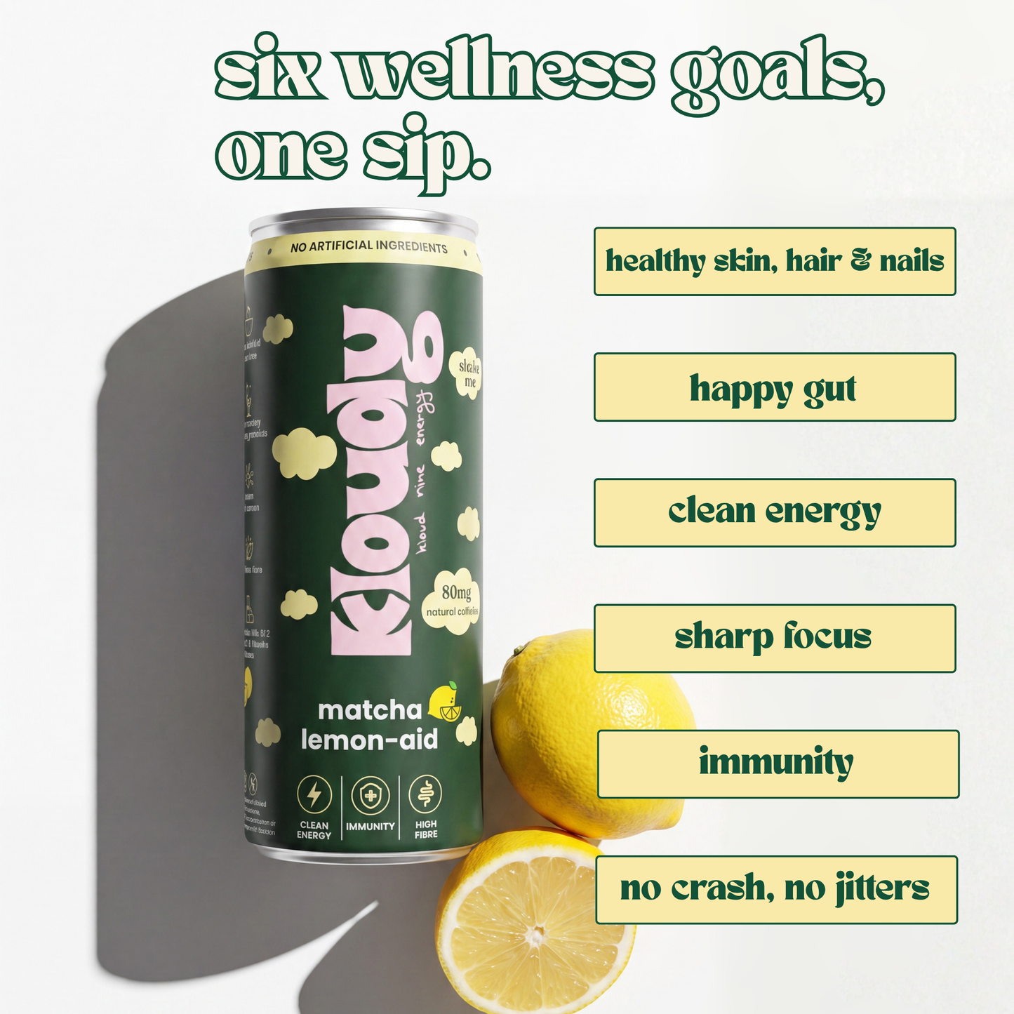 Kloudy Matcha Functional Energy Drink