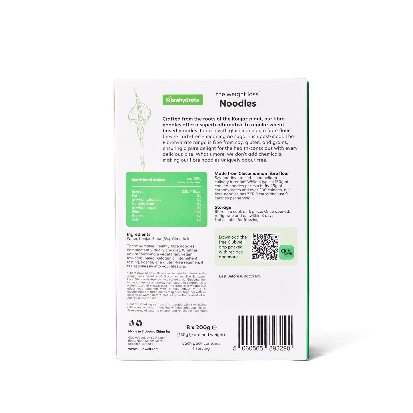 Fibrehydrate Noodles