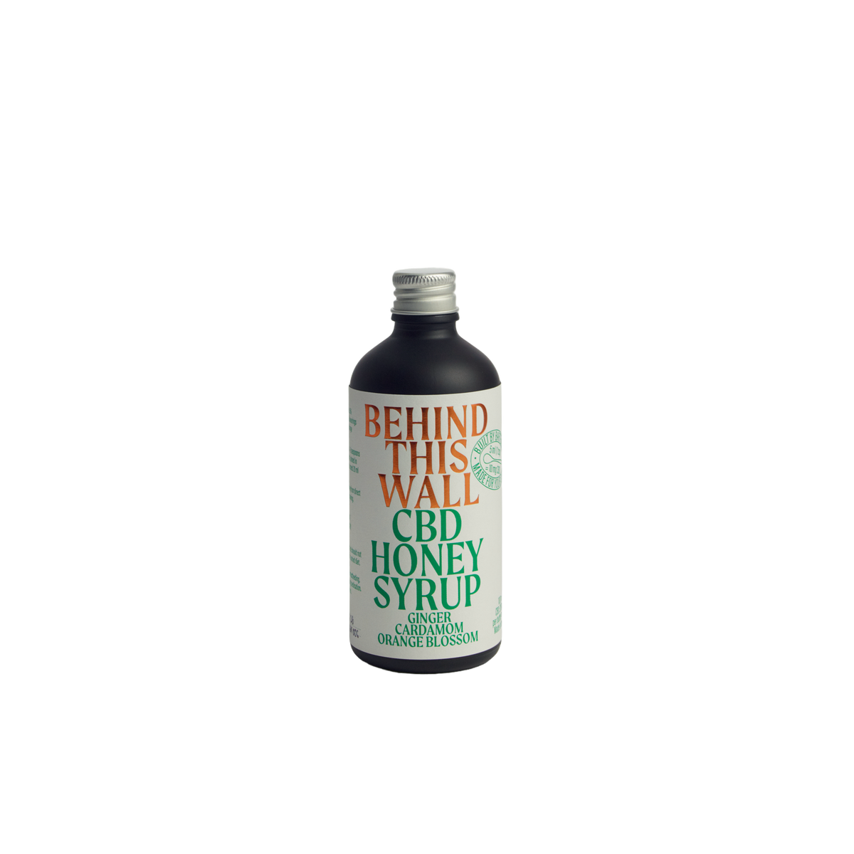 Behind This Wall CBD Honey Syrup – Ginger, Cardamom, Orange Blossom