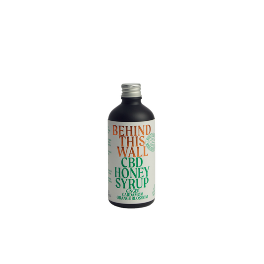 Behind This Wall CBD Honey Syrup – Ginger, Cardamom, Orange Blossom