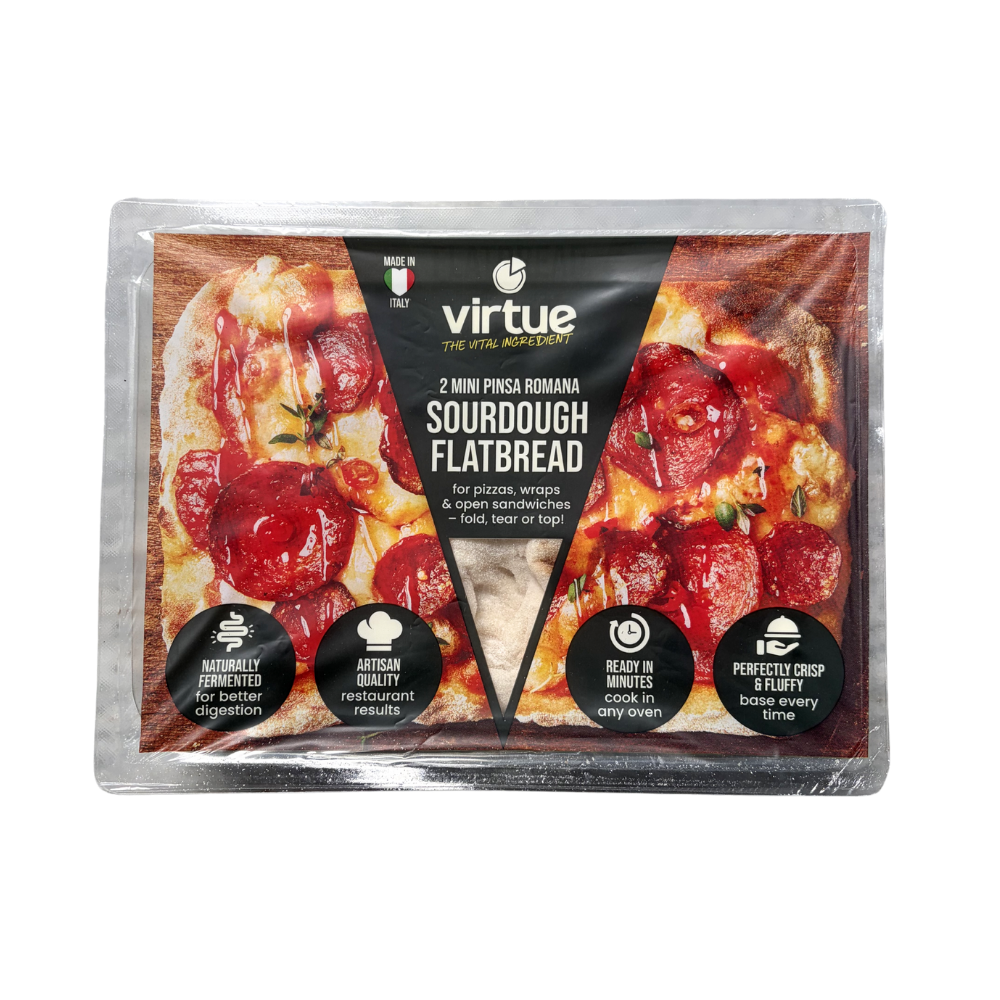 Mini Pinsa Romana Sourdough Ambient Flatbread (2x130g)