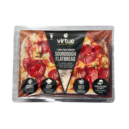 Mini Pinsa Romana Sourdough Ambient Flatbread (2x130g)
