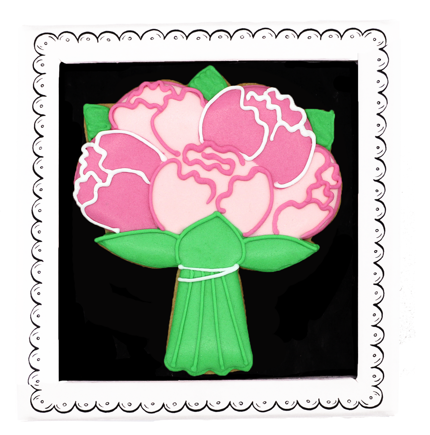 Biscuiteers Hand Iced Bouquet of Flowers