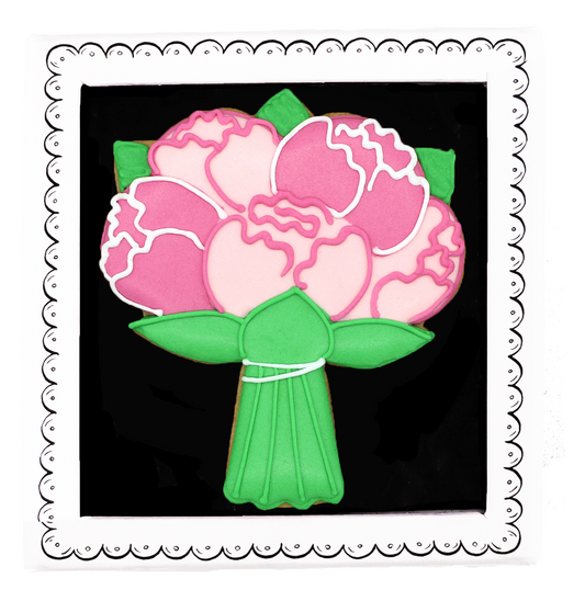 Biscuiteers Hand Iced Bouquet of Flowers