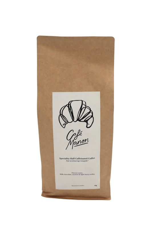 Cafe Manon Half Caffeinated Coffee Whole Beans