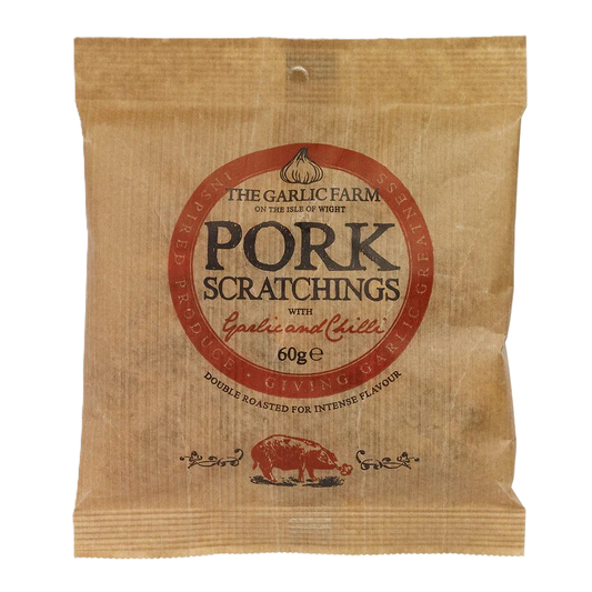 Pork Scratchings with Garlic and Chilli