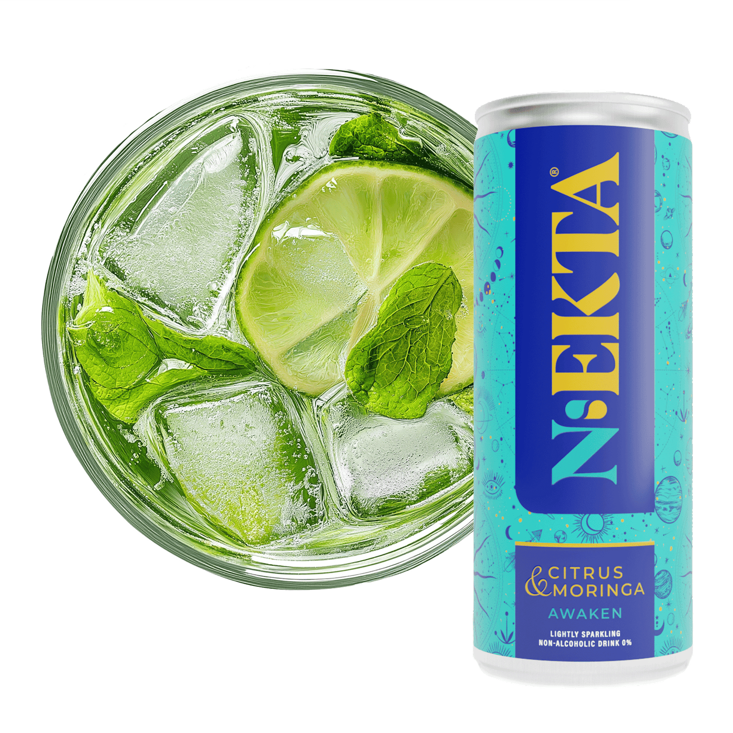 Alcohol-Free Cocktail Citrus & Moringa