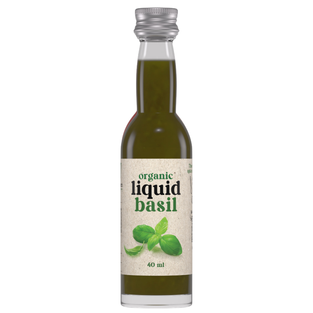 Organic Liquid Herb Basil, 12 x 40ml