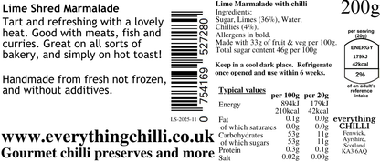 Lime Shred Marmalade