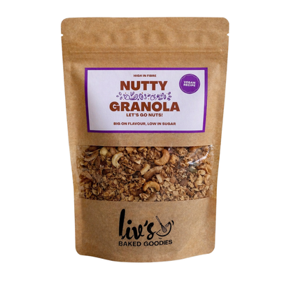 Vegan & No Added Sugar Nutty Granola