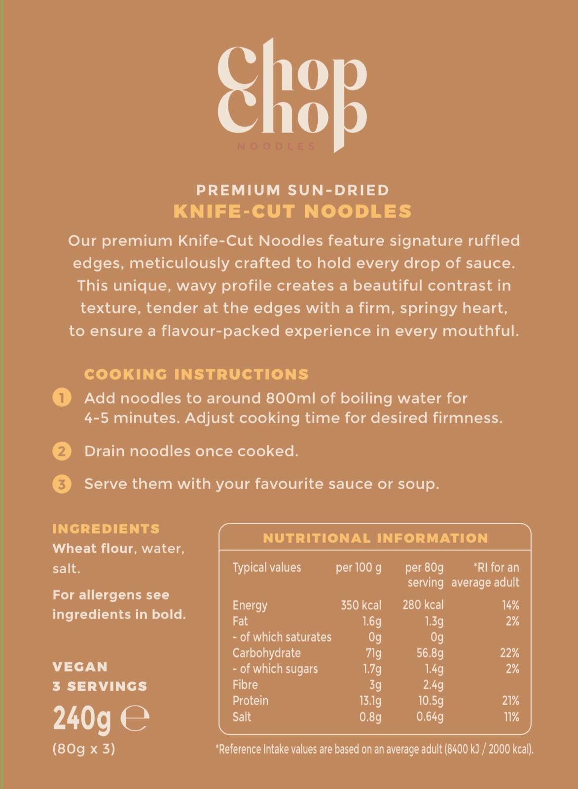 Premium Sun-Dried Knife-Cut Noodles