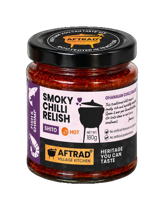 The Ghanaian Chilli Sauce with Smoked Fish & Smoked Shrimps