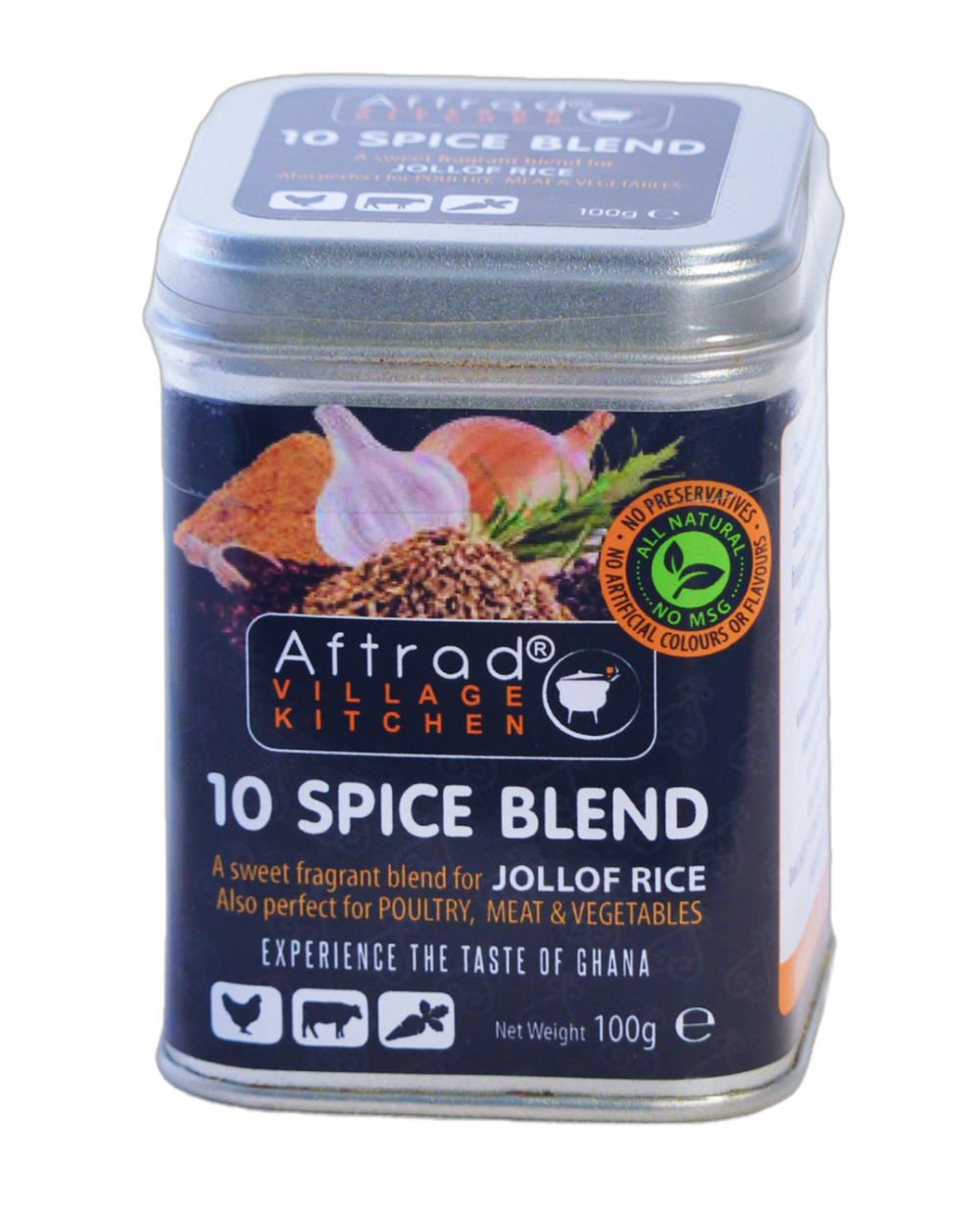 All Purpose West African Spice Blend - Aftrad Village Kitchen's 10 Spice Blend