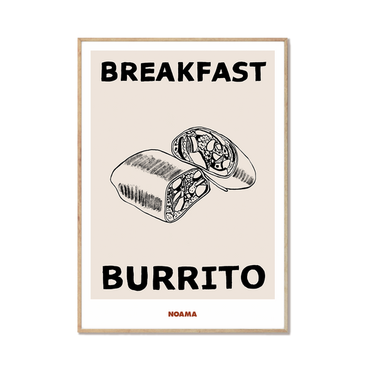 Breakfast Burrito Art Print