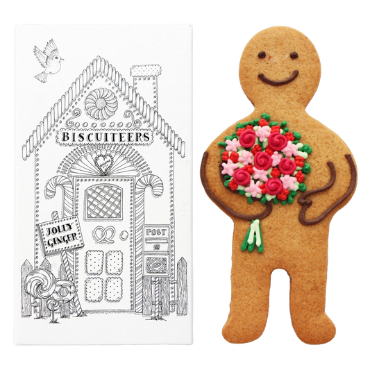 Biscuiteers Hand Iced Fleur jolly ginger