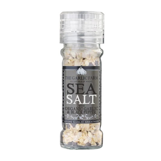 Sea Salt with Organic Garlic & Black Pepper