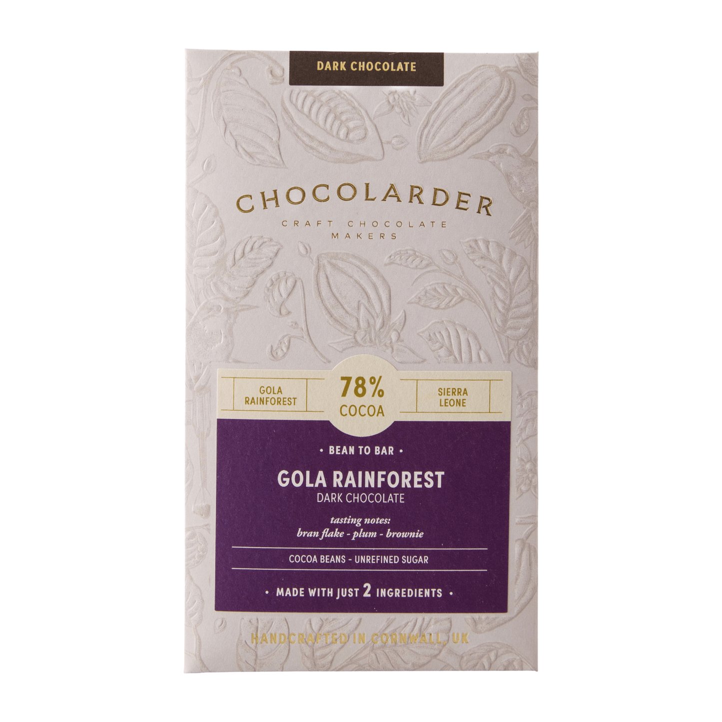 Gola Rainforest 78% Dark Chocolate Bar