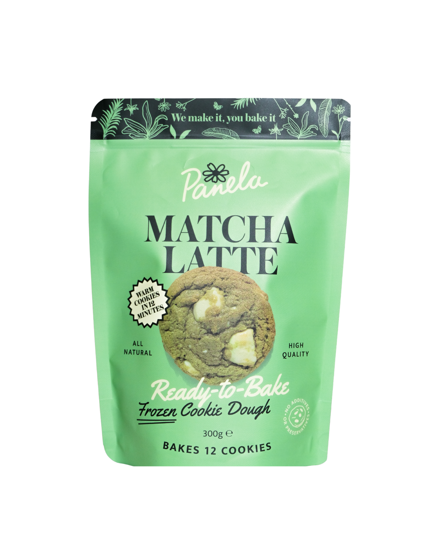Matcha Latte Frozen Cookie Dough