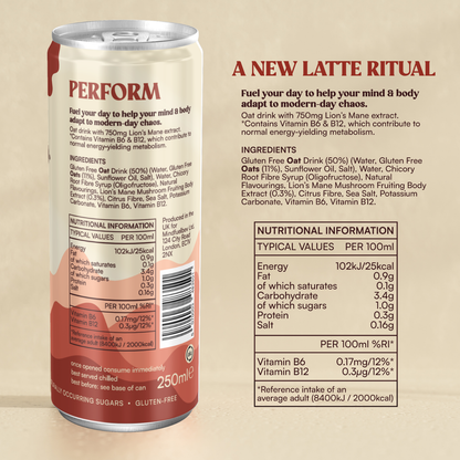 Salted Caramel Mushroom Iced Latte