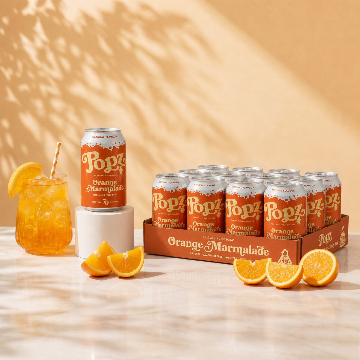 Orange Marmalade Fizzy Drink (12 cans)