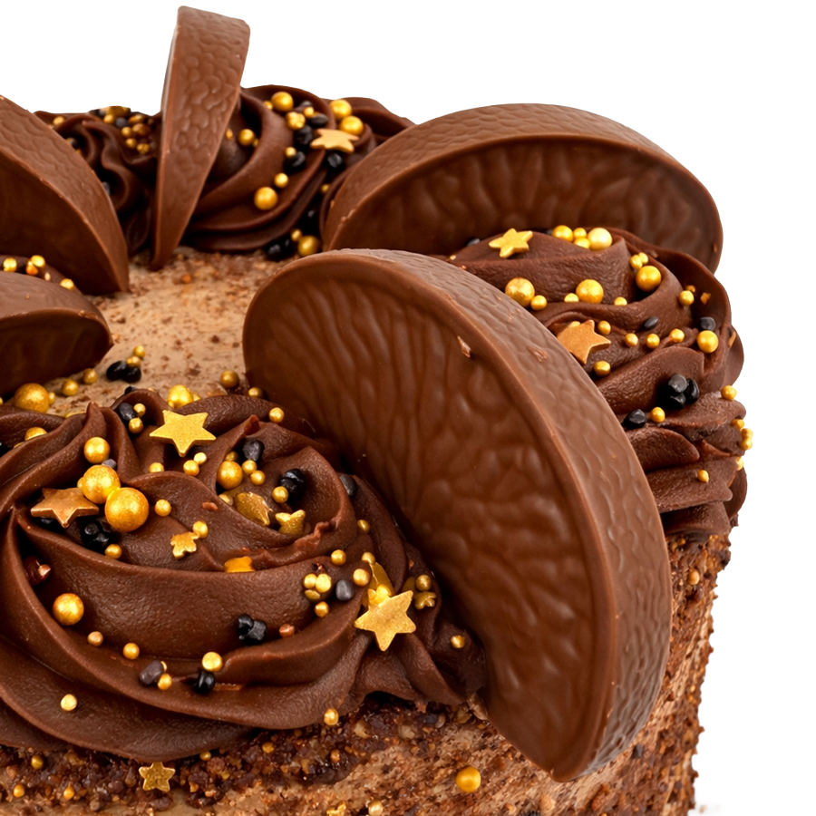 Chocolate Orange Bento Cake - 5 inch