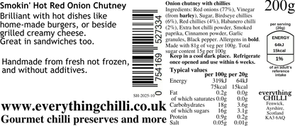 Smokin' Hot Red Onion Chutney