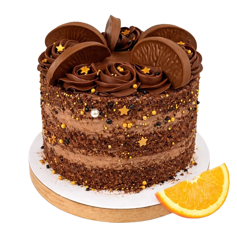 Chocolate Orange Bento Cake - 5 inch