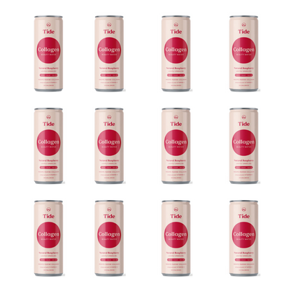 Natural Raspberry Sparkling Collagen Water