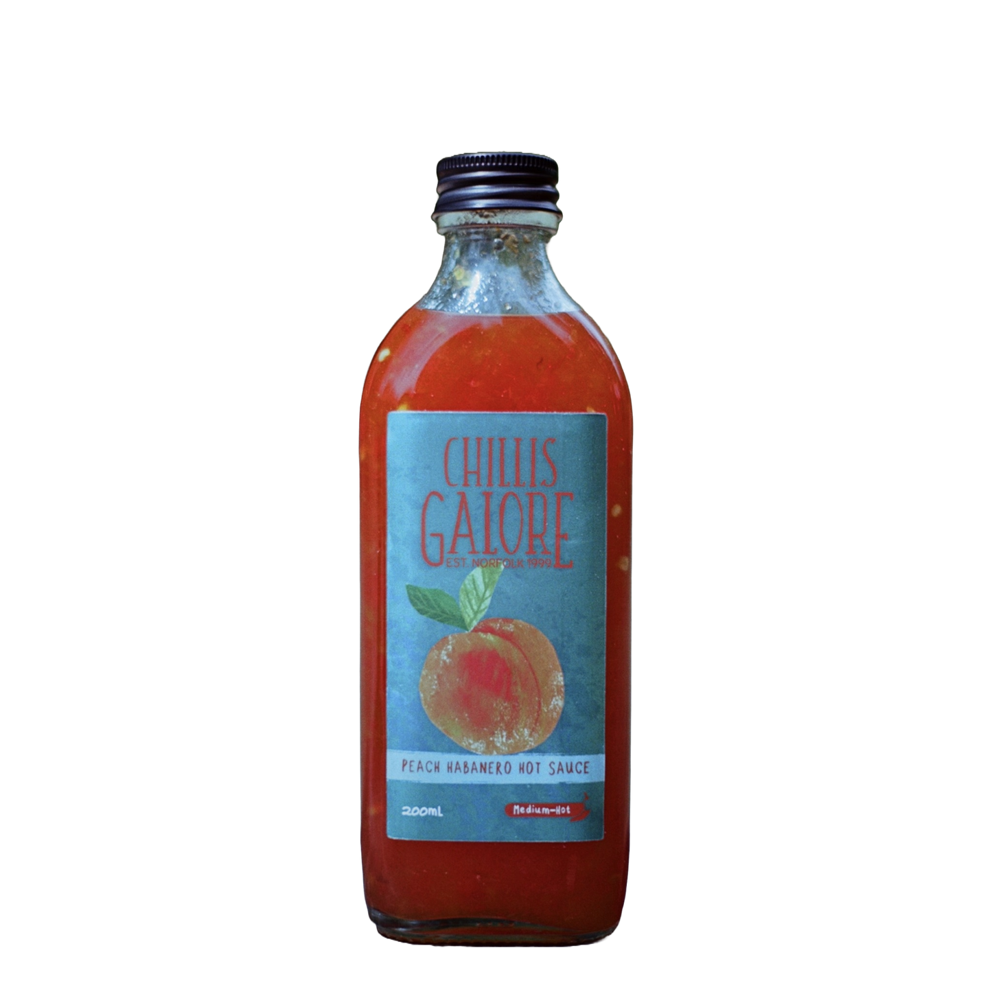 Peach Habanero Hot Sauce (Hot) 200ml