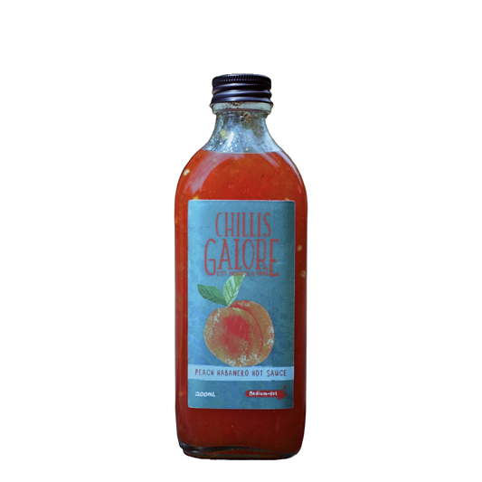 Peach Habanero Hot Sauce (Hot) 200ml