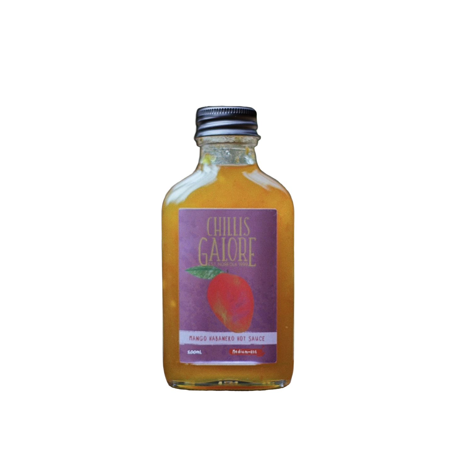 Mango Habanero Hot Sauce (Medium-Hot) 100ml