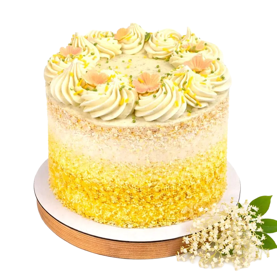 Lemon Elderflower Bento Cake - 5 inch