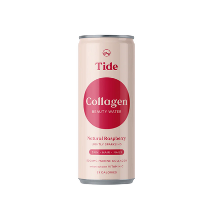 Natural Raspberry Sparkling Collagen Water